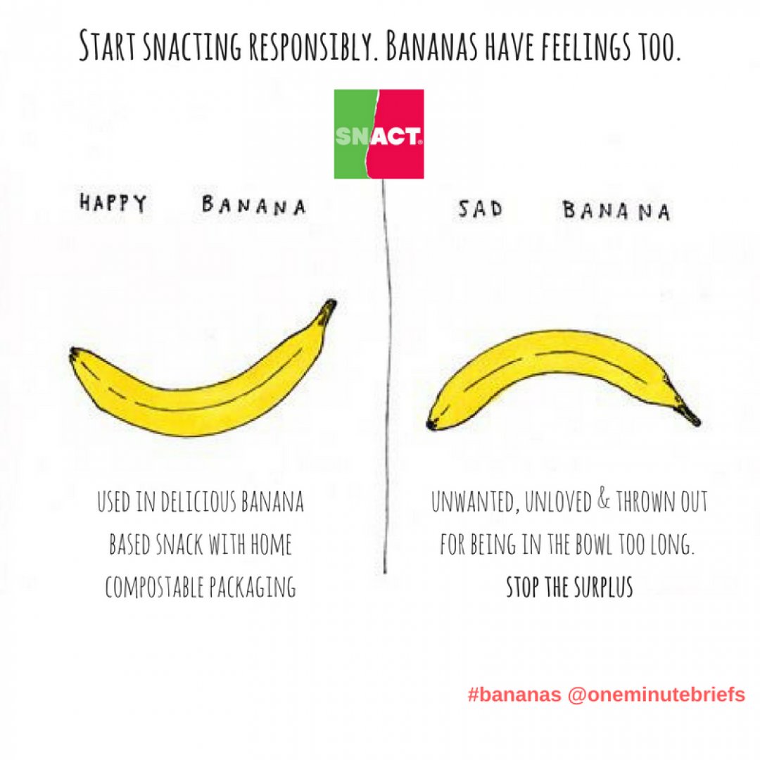 Start Snacting Responsibly Bananas Have Feelings Too